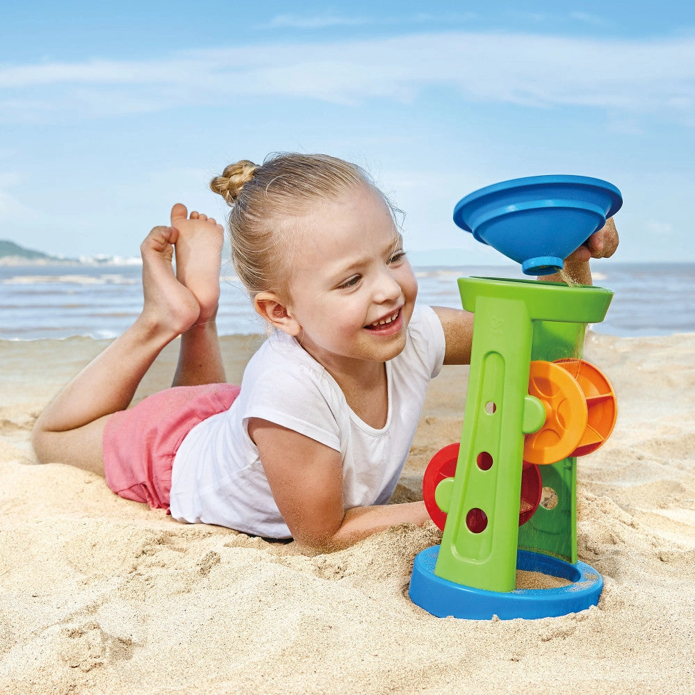 Hape Double Sand & Water Wheel Play Set - Beach Toy
