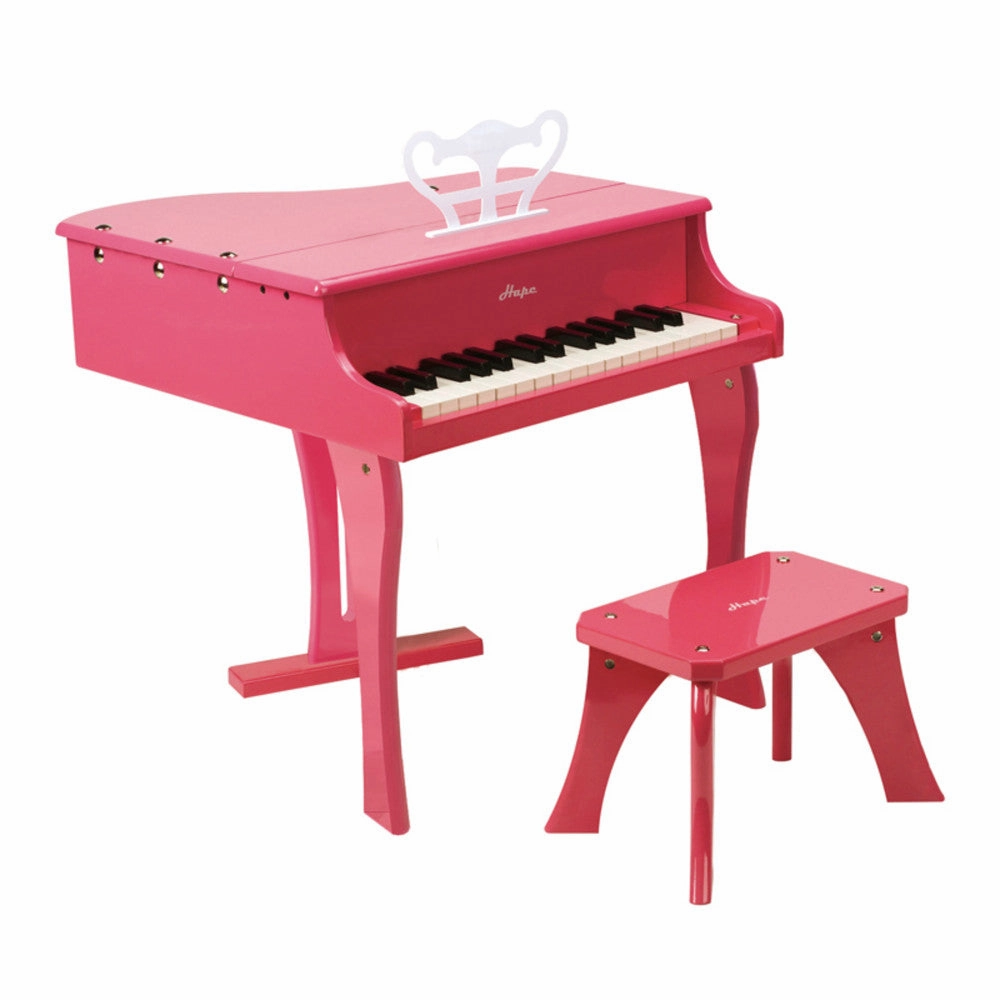 Hape Happy Grand Piano in Pink - Toddler Wooden Musical Instrument