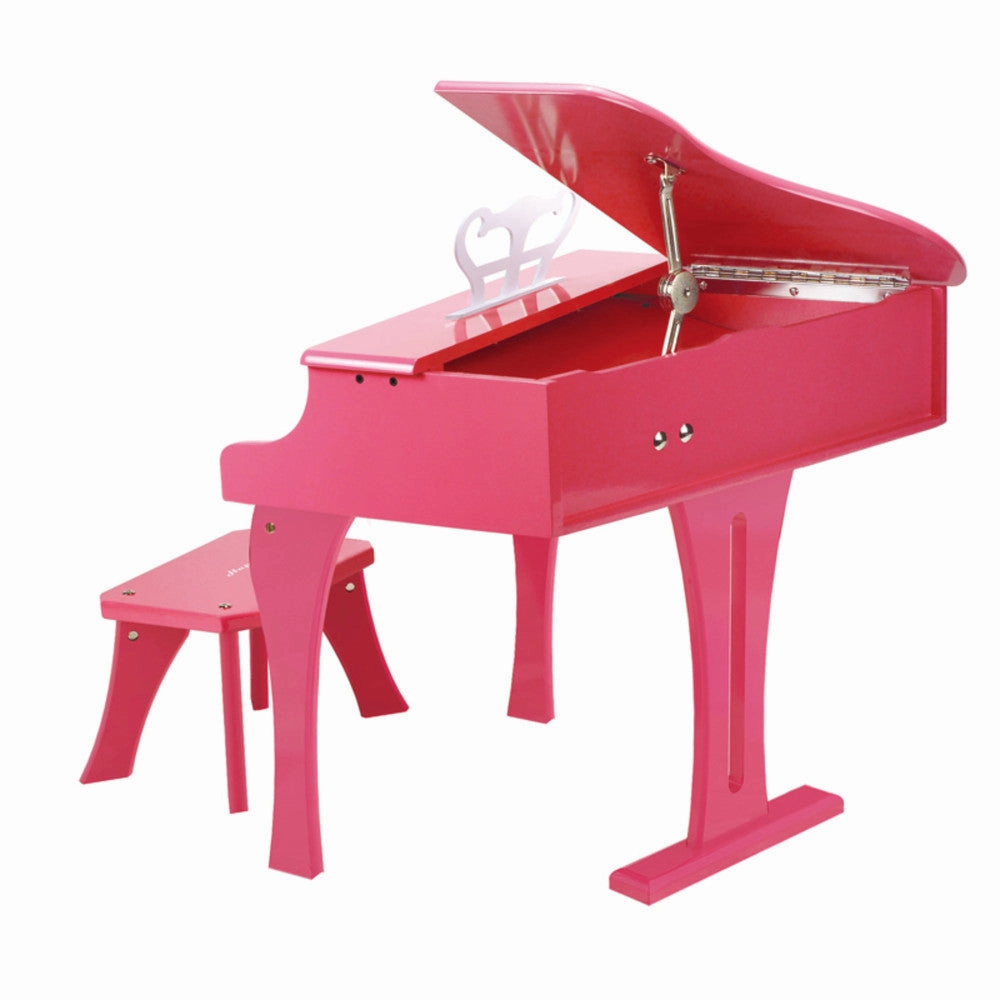 Hape Happy Grand Piano in Pink - Toddler Wooden Musical Instrument