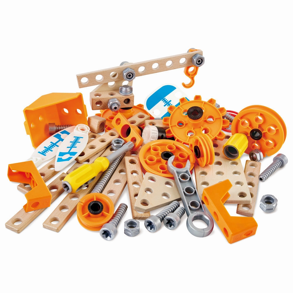 Hape Junior Inventor Deluxe Experiment Kit - 57 Piece Set