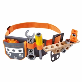 Hape Junior Inventor Scientific Tool Belt - 19 Piece Set for Kids Ages 4 