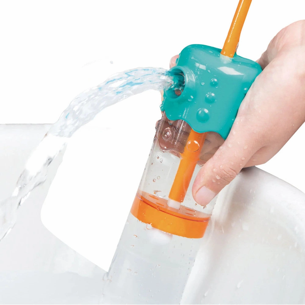 Hape Multi-Spout Sprayer - Magical Water Patterns Bath Toy for Toddlers