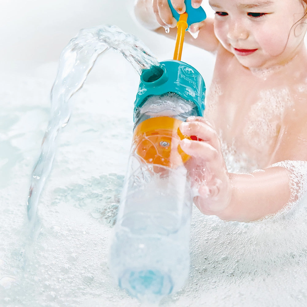 Hape Multi-Spout Sprayer - Magical Water Patterns Bath Toy for Toddlers