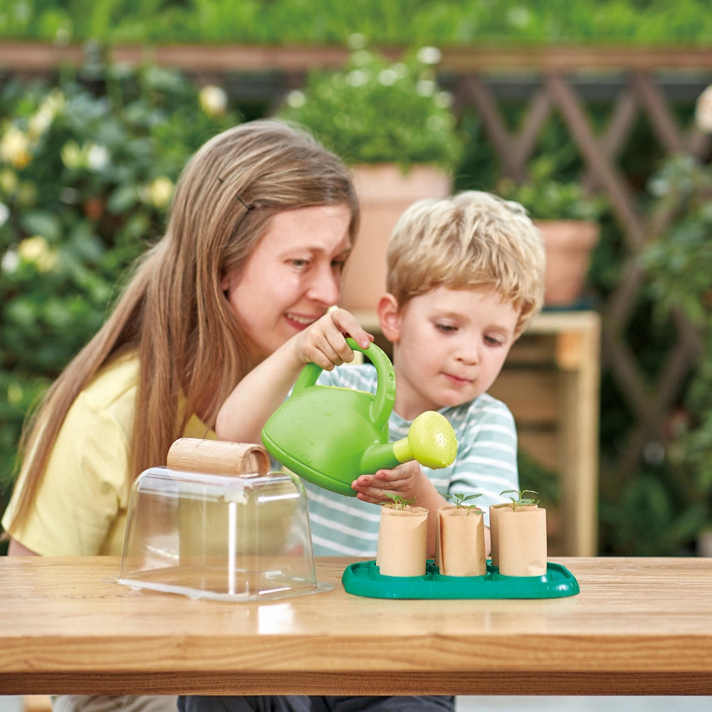 Hape Nature Fun Growing Gardeners Greenhouse Kit, Kids Ages 4 