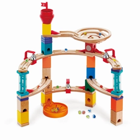 Hape Quadrilla Castle Escape Wooden Marble Run - 102 Pieces, Ages 4 