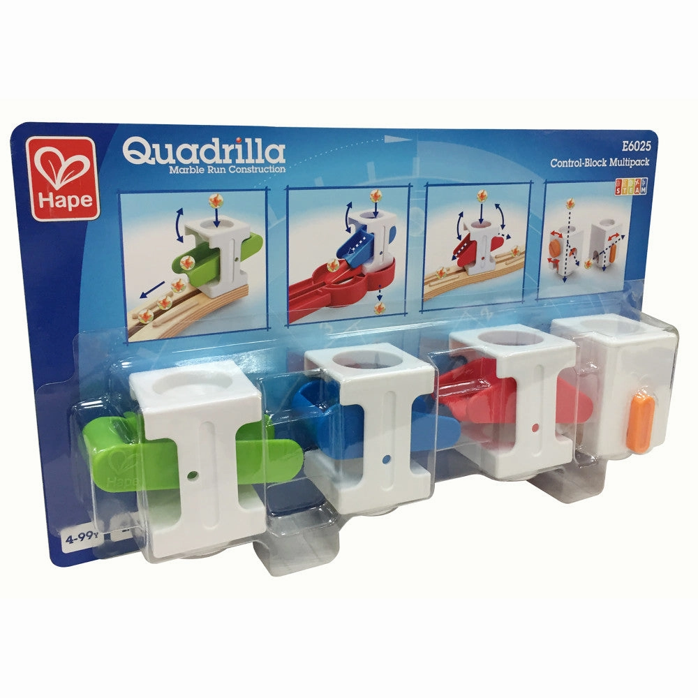 Hape Quadrilla Control Block Set - Marble Run Fun