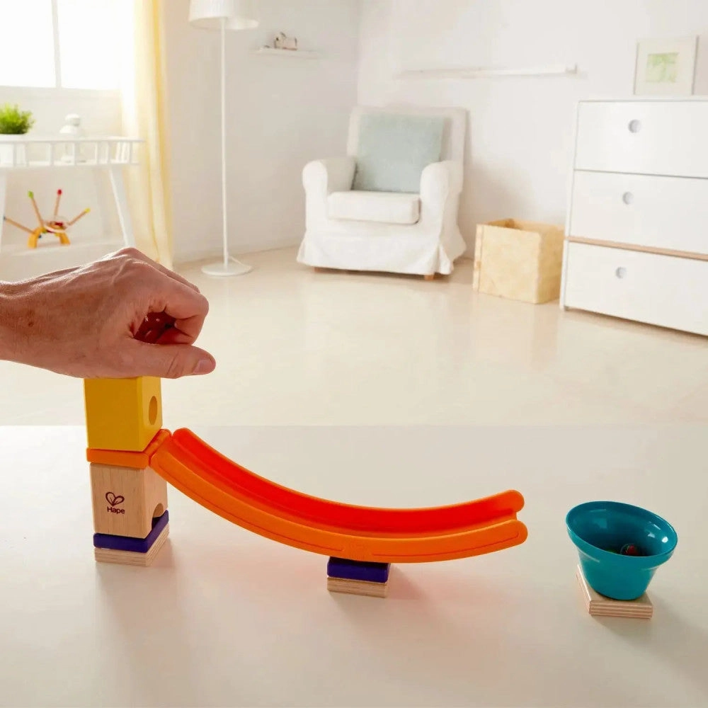 Hape Quadrilla Mega Skatepark Wooden Toy - High-Speed Marble Fun