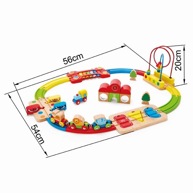 Hape Rainbow Puzzle Railway