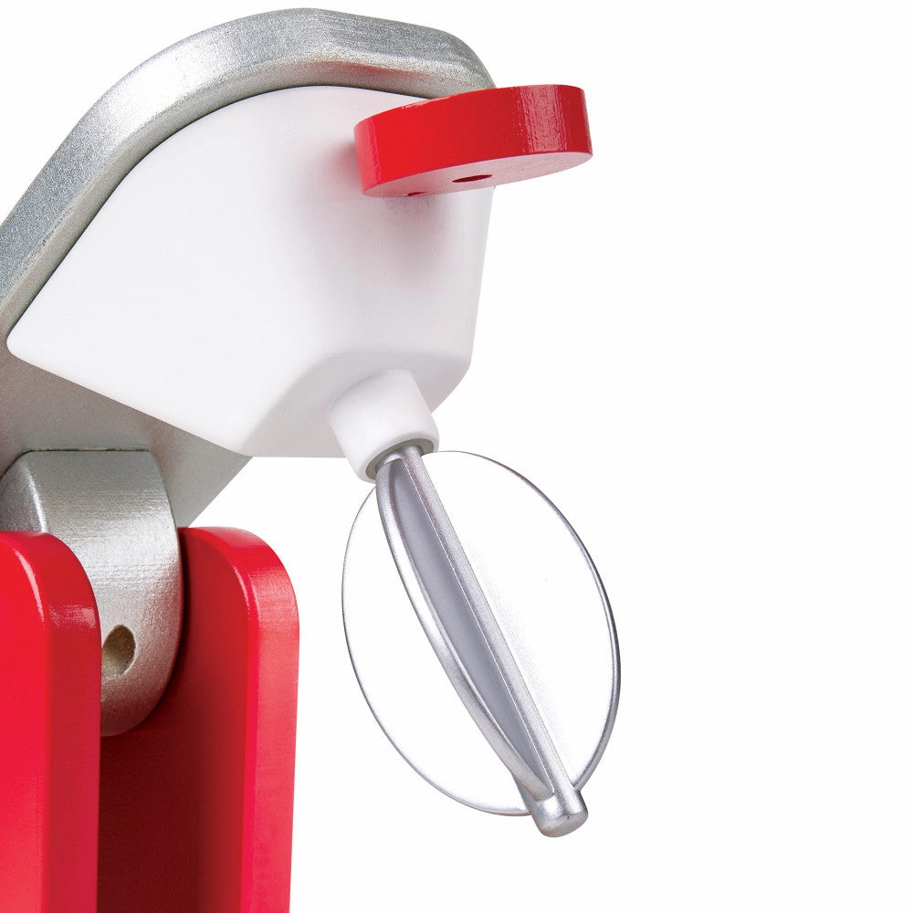 Hape Red Wooden Mix & Bake Set - Whirl & Twirl Blender Toy