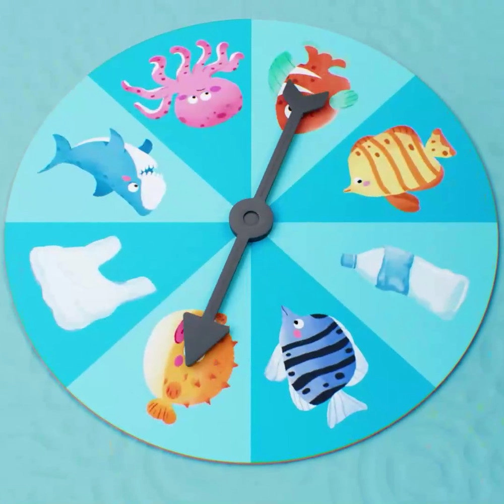 Hape Save the Seas 2-In-1 Magnetic Fishing Game