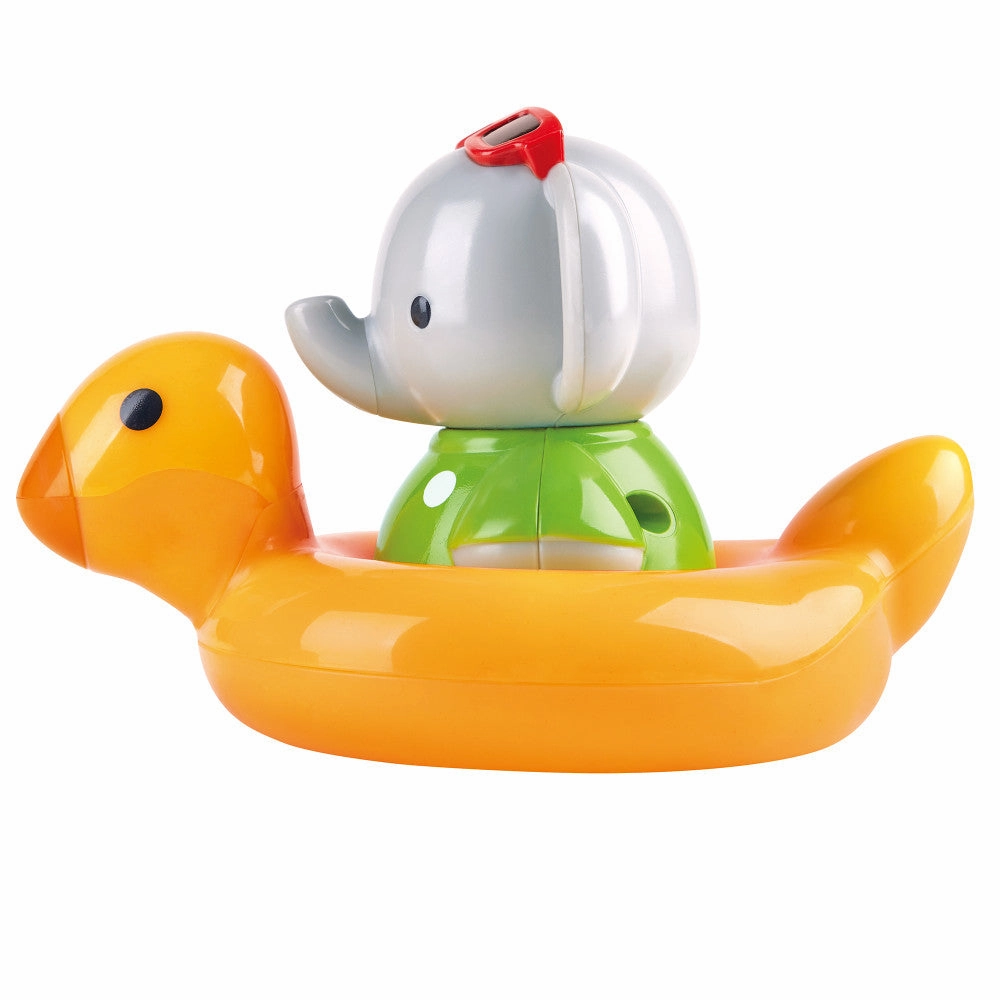 Hape Spin Splash 'n' Swim Elephant  Color-Changing Bath Toy