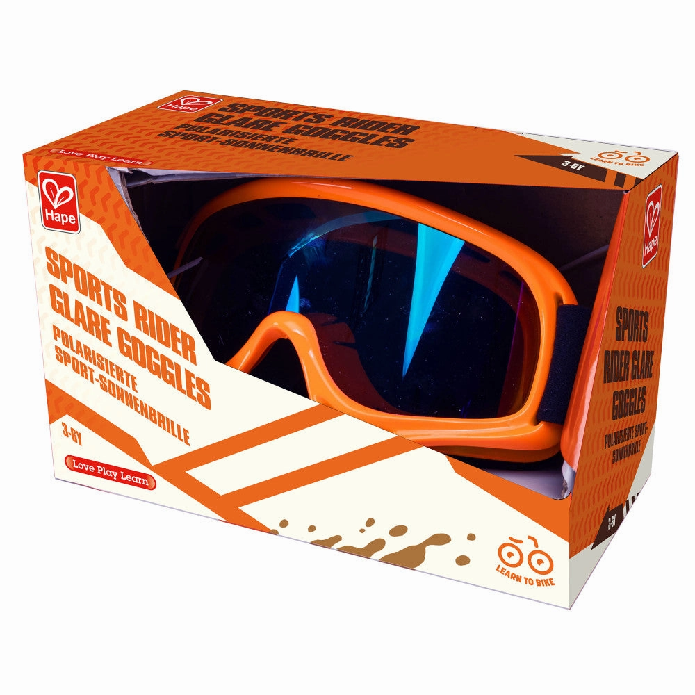 Hape Sports Rider Series - Glare Goggles - Vibrant Orange - Riding & Bike