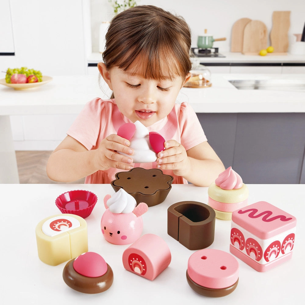 Hape Strawberry Dessert Delight Playset - Pretty in Pink