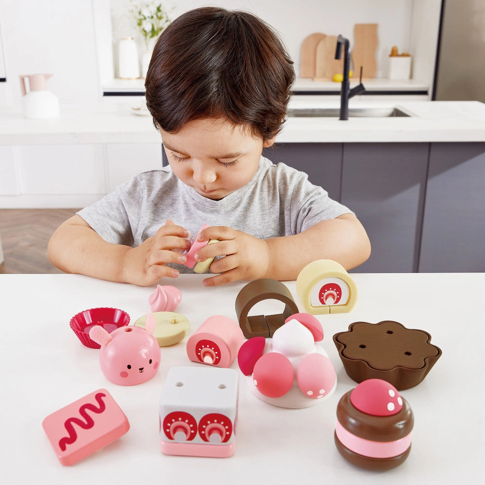 Hape Strawberry Dessert Delight Playset - Pretty in Pink