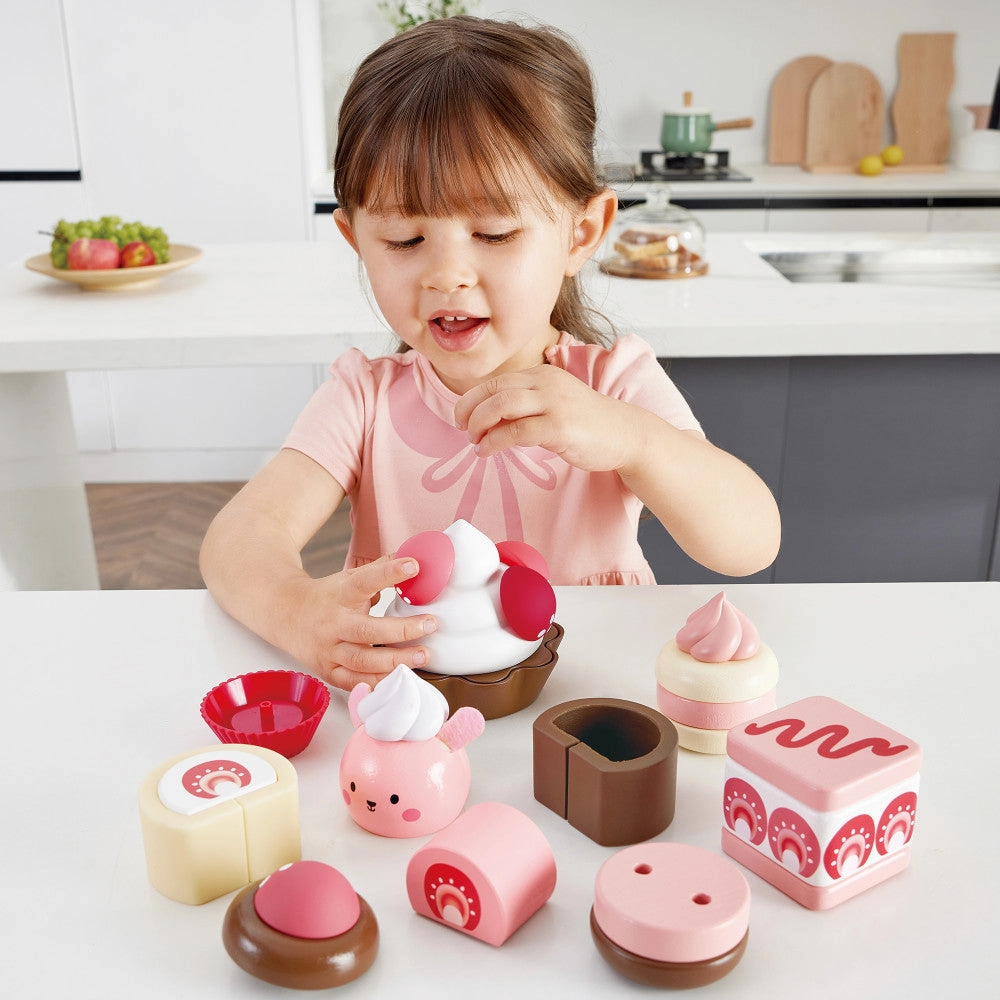 Hape Strawberry Dessert Delight Playset - Pretty in Pink