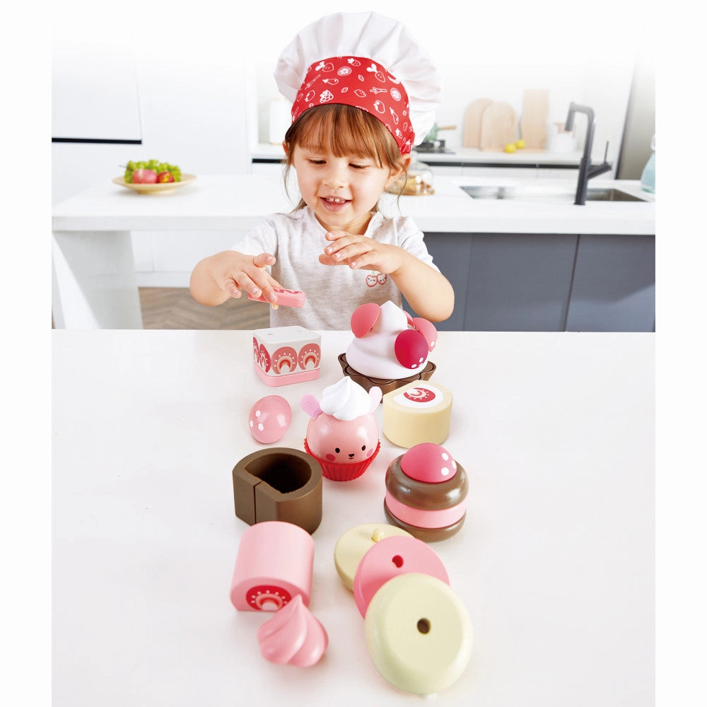 Hape Strawberry Dessert Delight Playset - Pretty in Pink