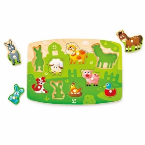Hape Toys Farmyard Peg Puzzle