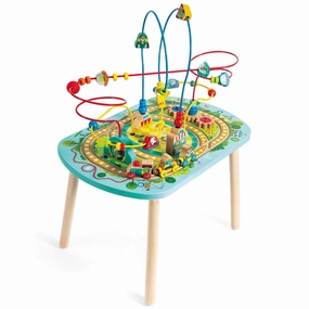 Hape Twisting Railway Maze Table - Amusement Park Adventure