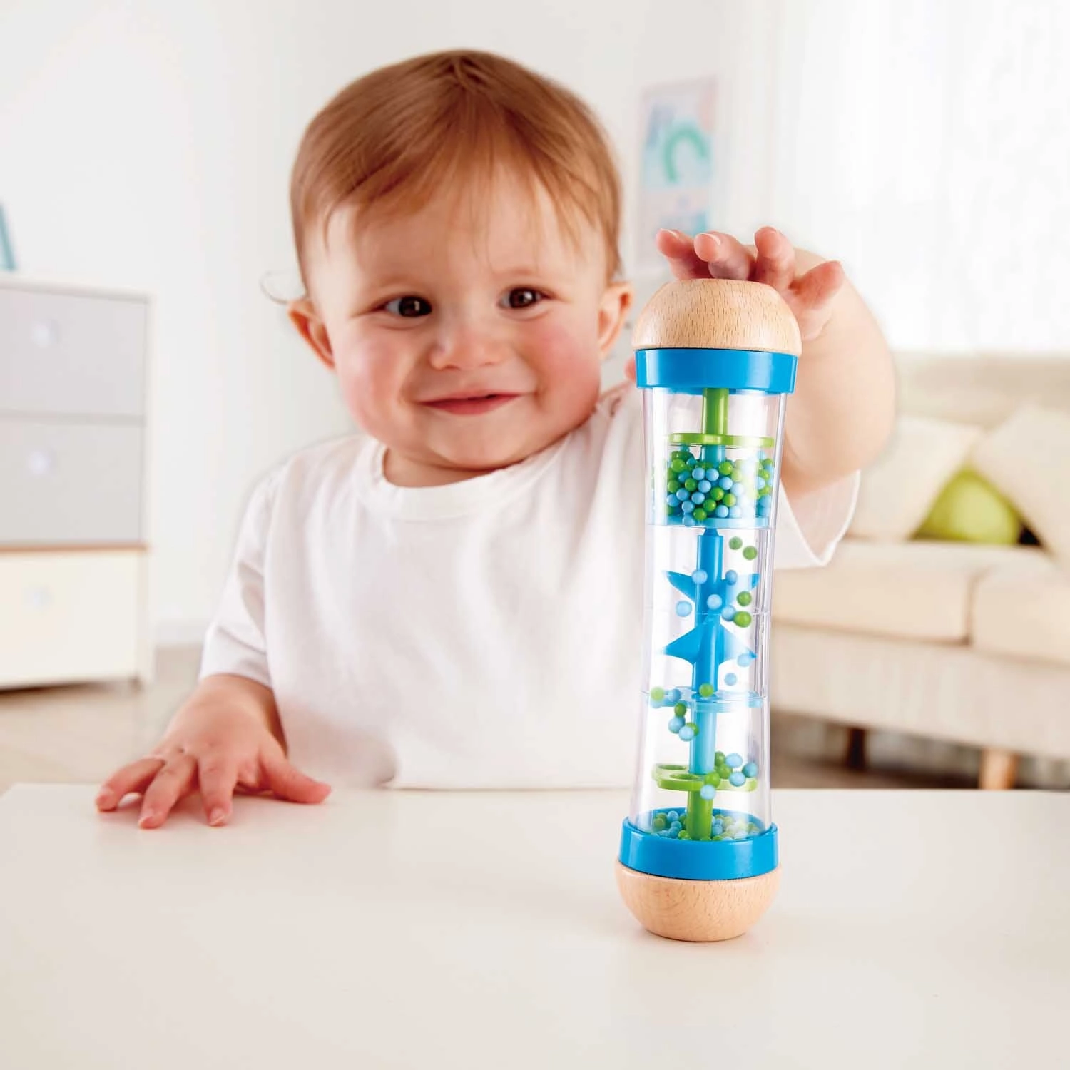 Hape Wooden Musical Beaded Raindrops