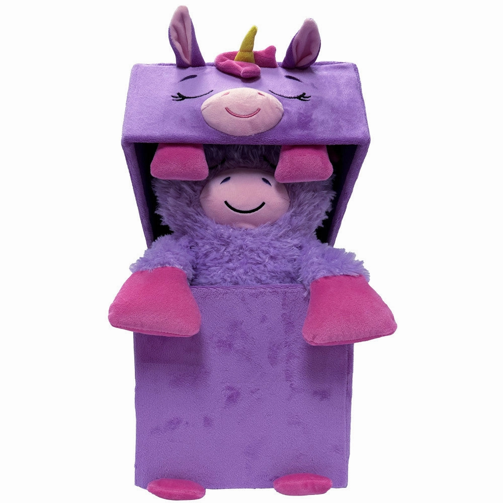 Happy Nappers Adorable Storables 15" Unicorn Plush - Purple & Pink