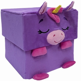 Happy Nappers Adorable Storables 15" Unicorn Plush - Purple & Pink
