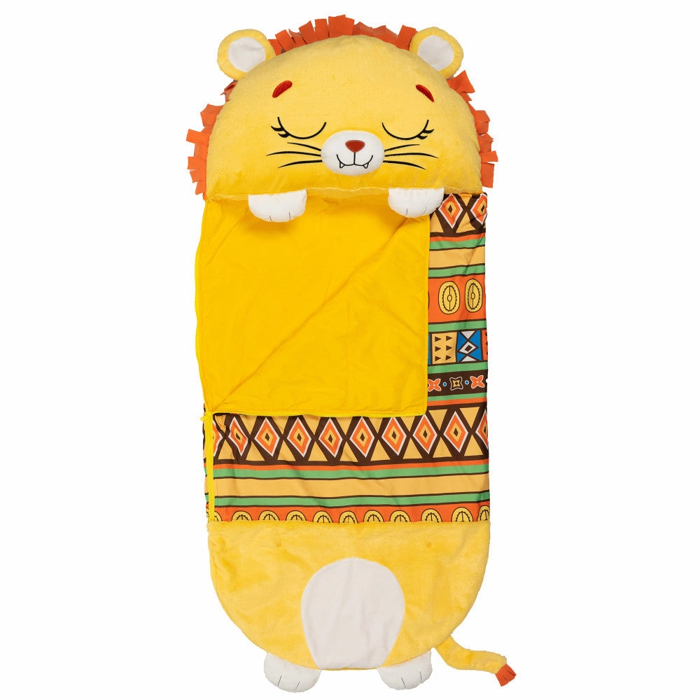 Happy Nappers Lion Lex 66 inch 2-in-1 Plush Pillow & Sleepy Sack - Large