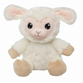 Happy Nappers Lullabrites 11.75 inch Musical Light Up Lamb - Cream & Tan