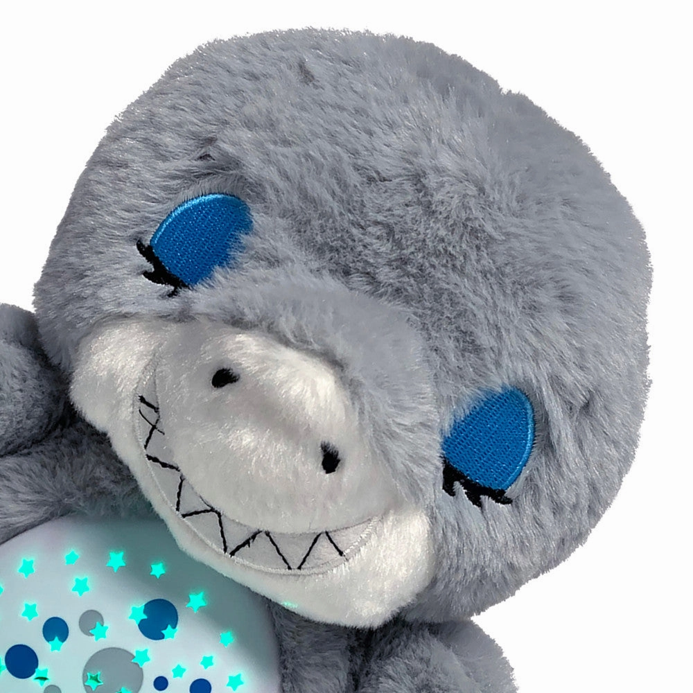 Happy Nappers Lullabrites Sweet Dreams Interactive Shark Plush - Grey & Blue