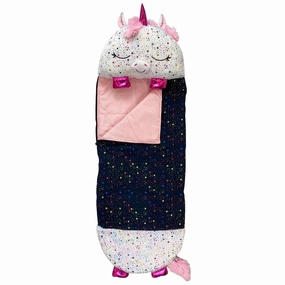 Happy Nappers Shimmer Unicorn Large 66 inch Pillow & Sleepy Sack - Kids 7 