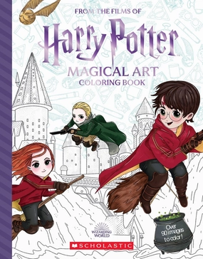 Harry Potter Magical Art Wizarding World Coloring Book