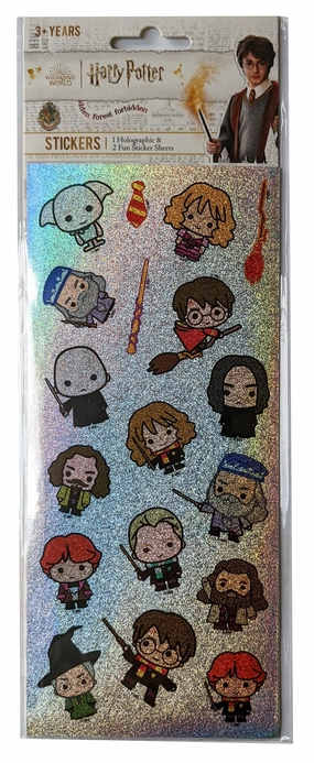 Harry Potter Stickers 3 Pack - Holographic