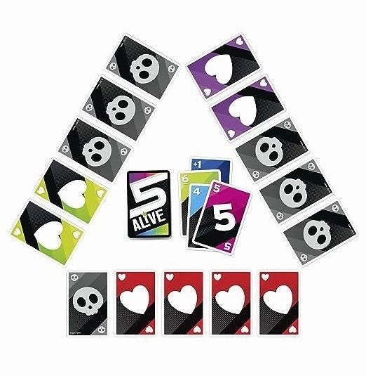 Hasbro Gaming 5 Alive Card Game, Fast-Paced Kids Game, Easy to Learn, Fun Family Game