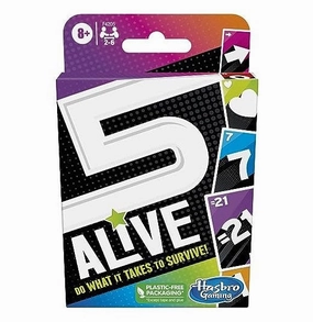 Hasbro Gaming 5 Alive Card Game, Fast-Paced Kids Game, Easy to Learn, Fun Family Game