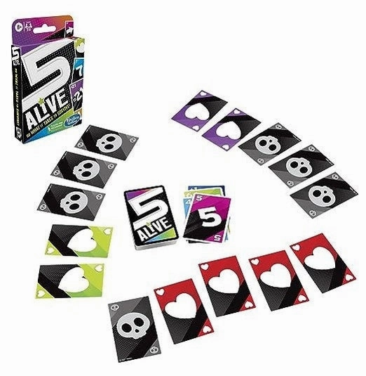Hasbro Gaming 5 Alive Card Game, Fast-Paced Kids Game, Easy to Learn, Fun Family Game