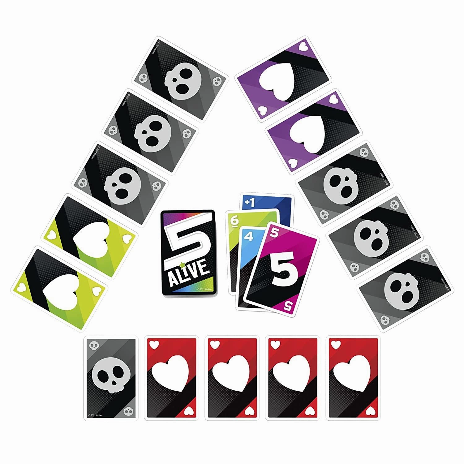 Hasbro Gaming 5 Alive Family Card Game for Ages 8 and Up