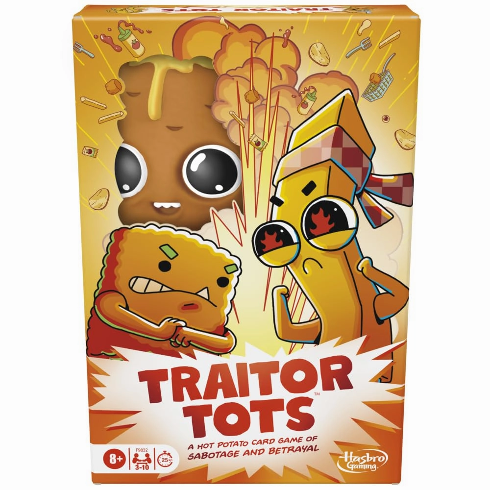 Hasbro Traitor Tots Card Game | Explosive Potato Party Card Game for Families and Adults | Ages 8 and Up