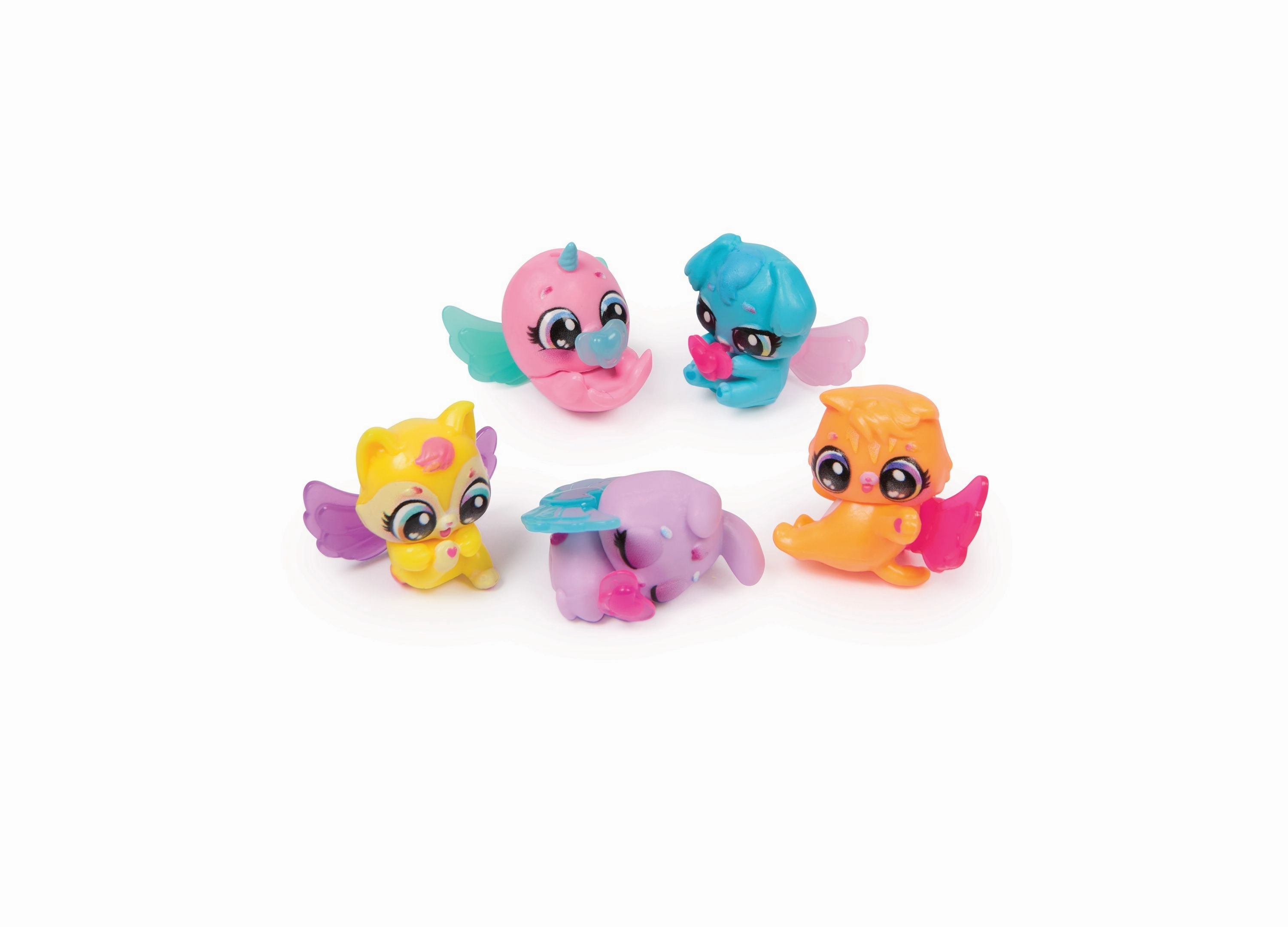 Hatchimals Alive Neon Rainbow Spring Basket Interactive Playset