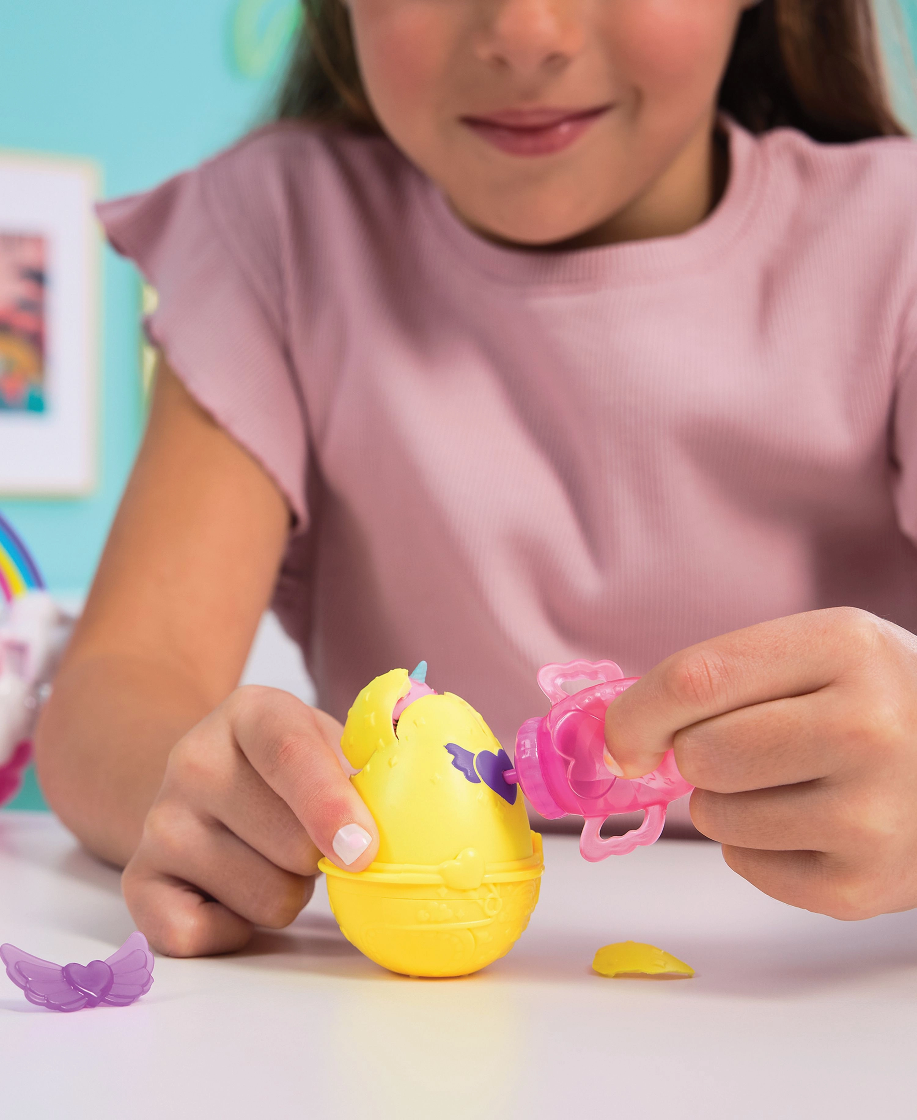 Hatchimals Alive Neon Rainbow Spring Basket Interactive Playset
