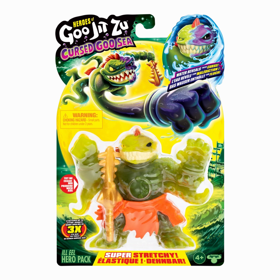 Heroes Of Goo Jit Zu Cursed Goo Sea S10 Hero Pack - Ill Eel
