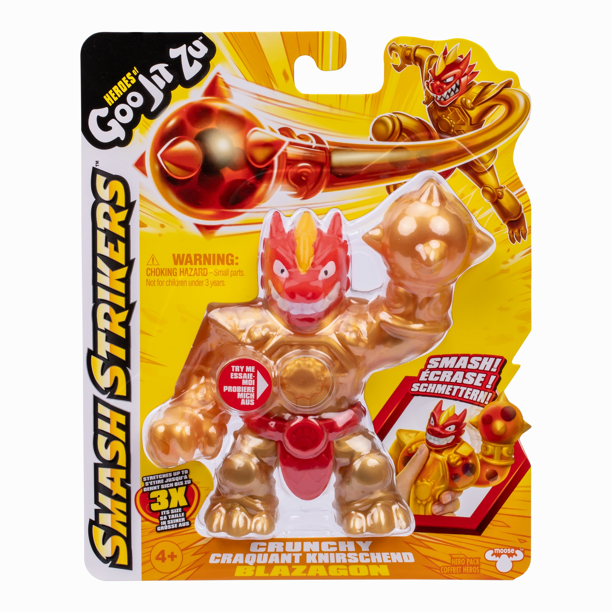 Heroes Of Goo Jit Zu Series 12 Smash Strikers Hero Crunchy Blazagon