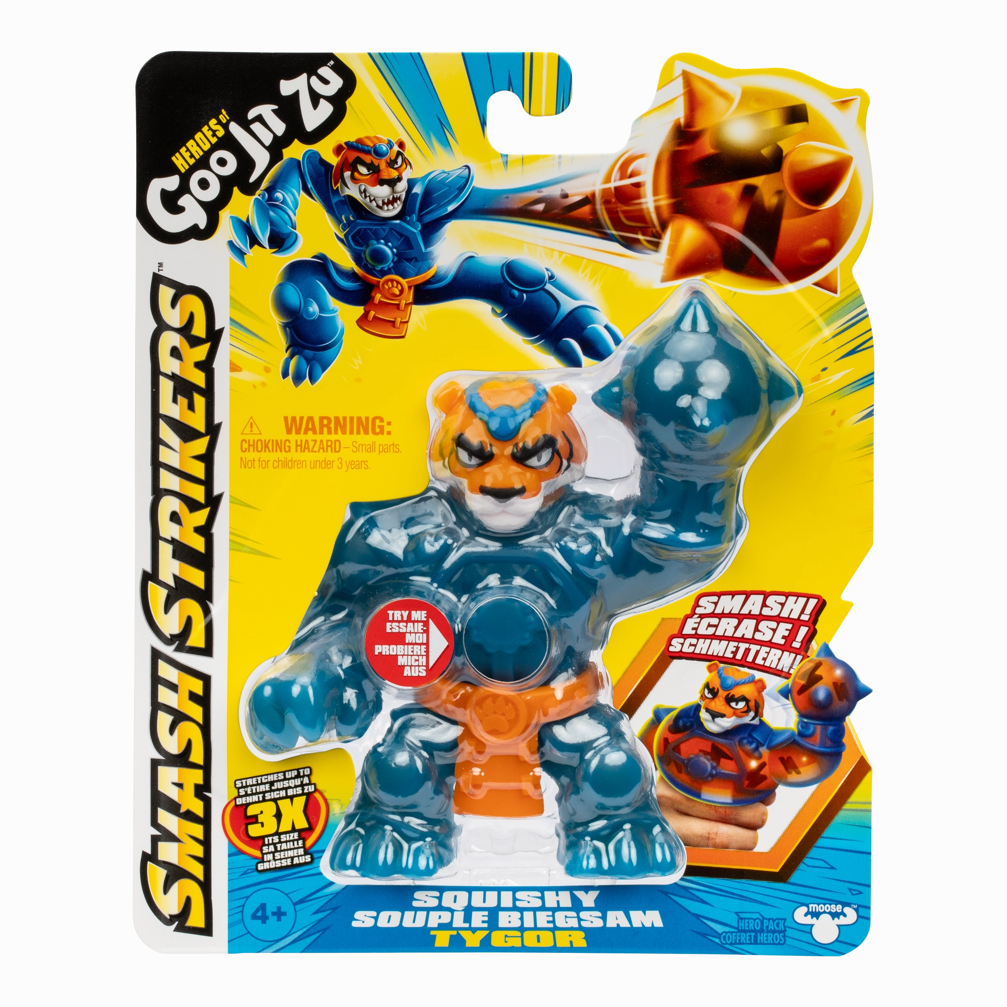 Heroes Of Goo Jit Zu Series 12 Smash Strikers Hero Squishy Tygor