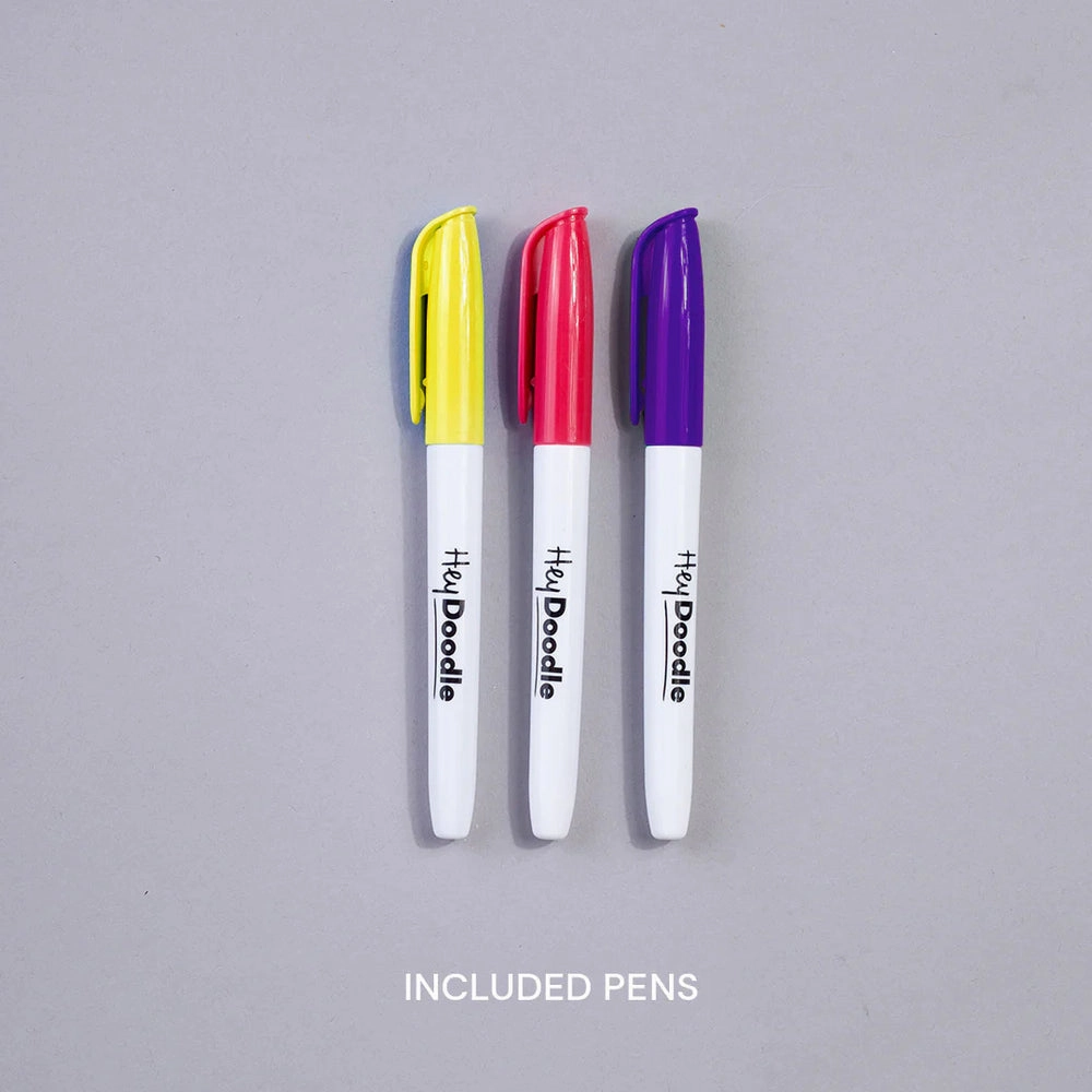 Hey Doodle Washable colouring Mat Dinoroar