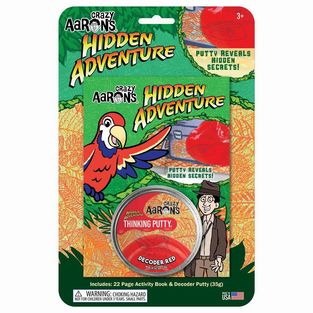 Hidden Adventure Thinking Putty - Decoder Red