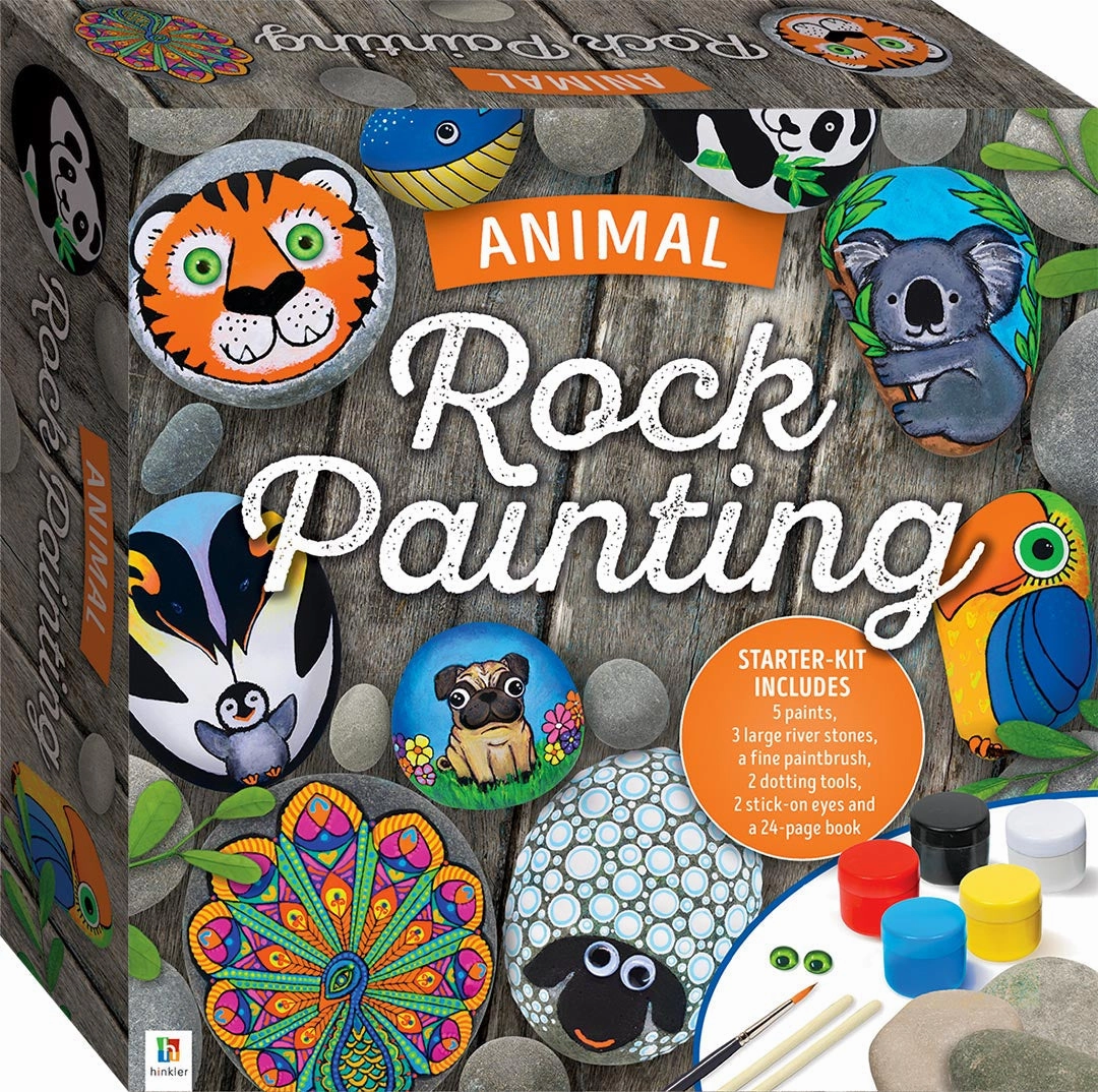 Hinkler Animal Rock Painting Kit
