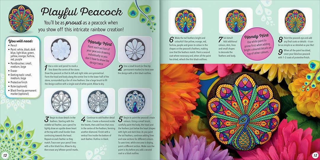 Hinkler Animal Rock Painting Kit