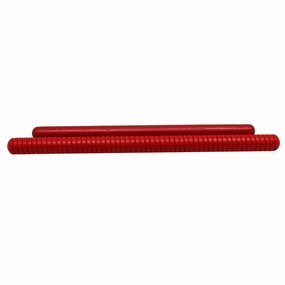 HOHNER Kids Red Wooden Rhythm Sticks, 24 Pieces