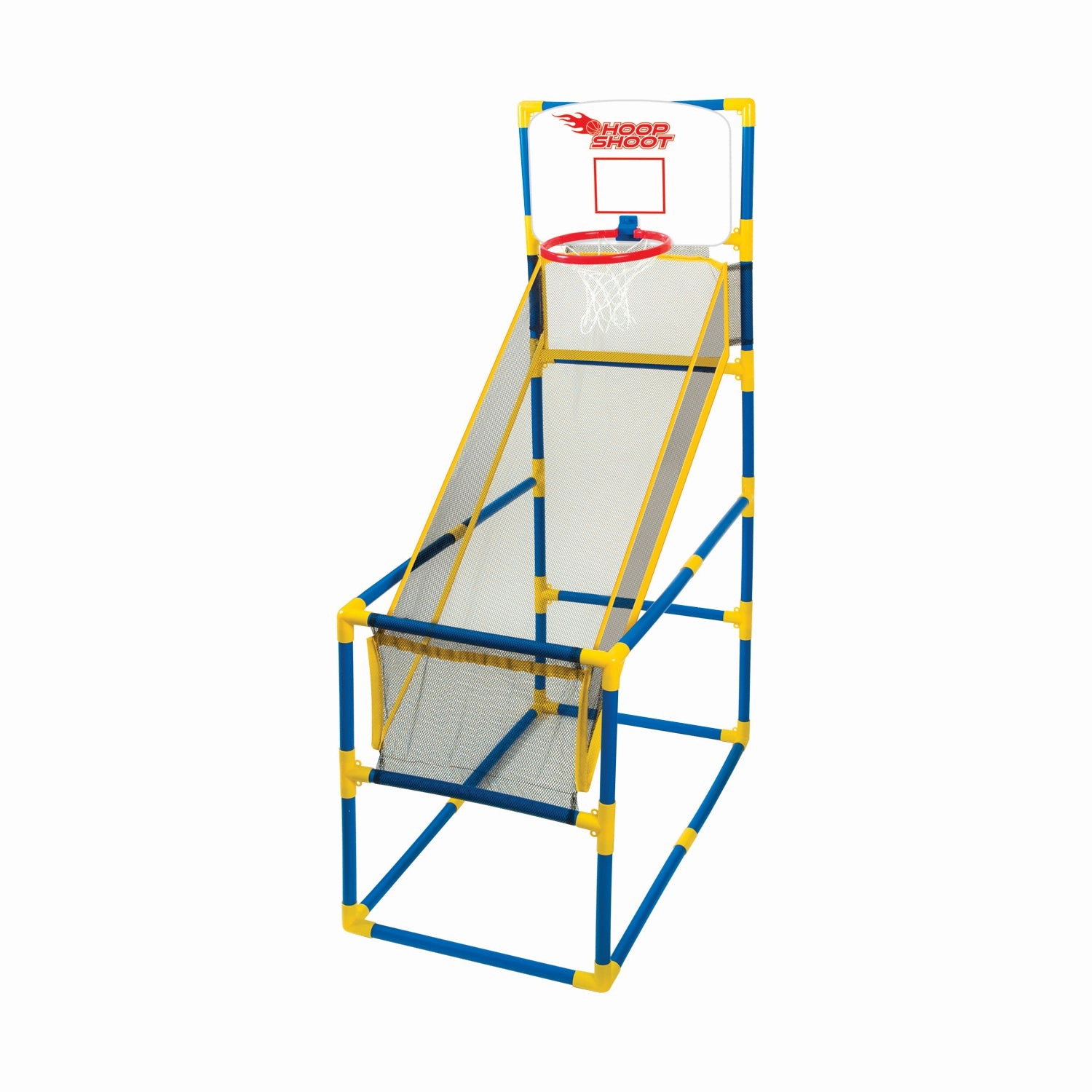 Hoop Shoot Basketball Set: Compact Indoor Arcade Game