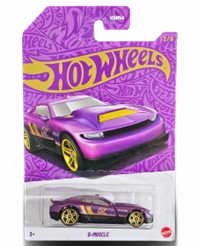 Hot Wheels 57th Anniversary Pearl & Chrome 2024 'D Muscle' Diecast Car