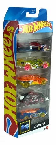 Hot Wheels 5 Car Gift Pack - X-Raycers Pack of 5 For Kids & Collectors