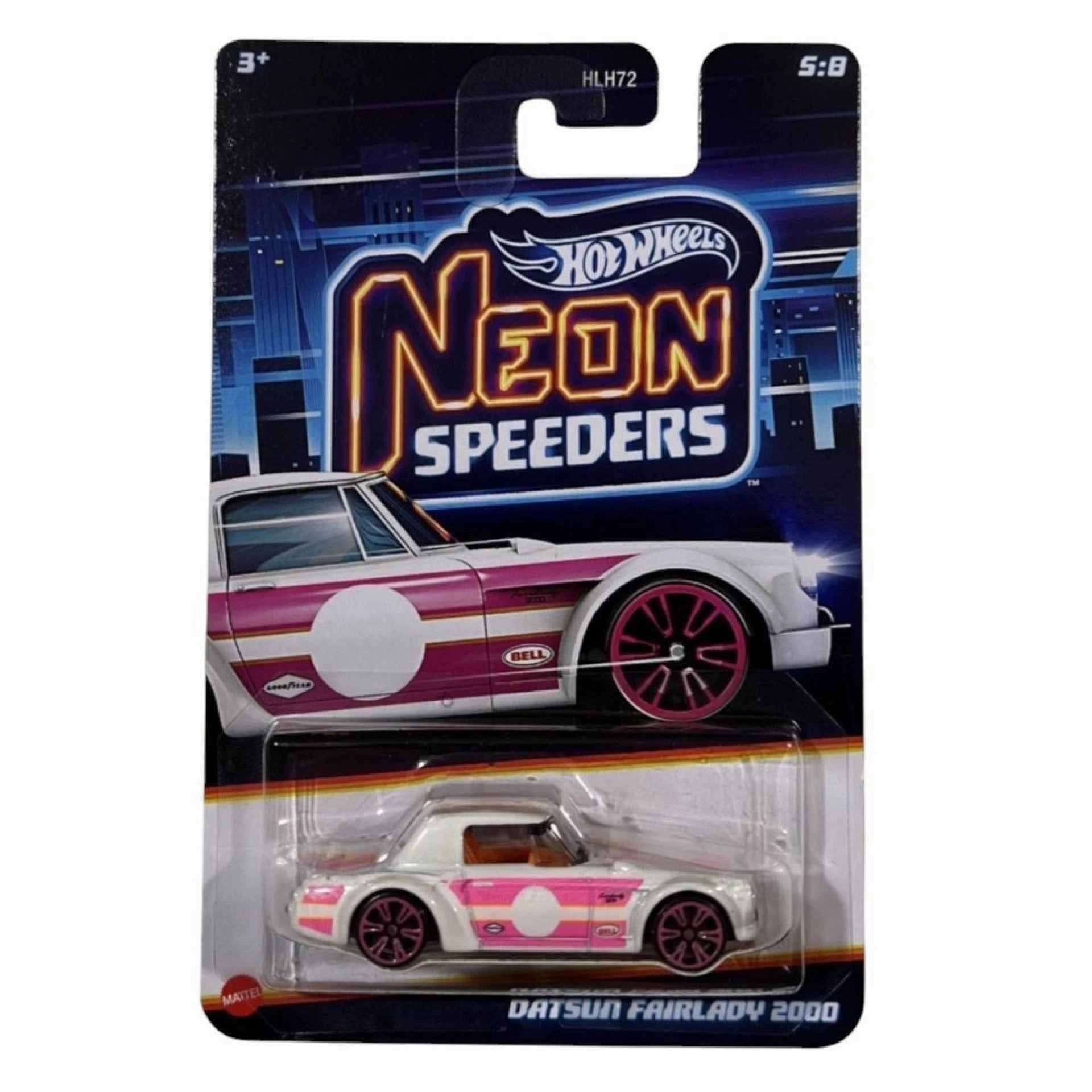 Hot Wheels Neon Speeder 2025 Edition 1:64 Scale Datsun Fairlady 2000 Die-Cast Vehicles For Ages 3 